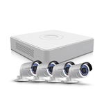 Sistem supraveghere exterior Hikvision Hiwatch HW-4EXT20-5MP, 4 camere, 5 MP, IR 20 m, 2.8 mm, HikVision