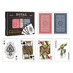 Set 2 Pachete Carti Royal Canasta Poker Din Plastic, Accesorii