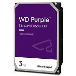 Hard Disk Supraveghere WD Purple, 3TB, 5400 RPM, SATA3, 256MB, WD33PURZ
