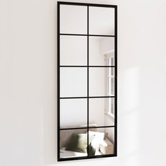 Oglinda de perete VIDAXL, 100 x 40 cm, negru