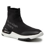 Calvin Klein Jeans Sneakers New Sporty Runner Comfair Sock YM0YM00388 Negru