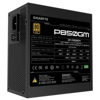 Sursa PC GIGABYTE P850GM, 850W, 80 Plus Gold, Full modulara, Negru