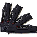 Kit 4 memorii RAM, G.Skill, Ripjaws V, 128 GB, DDR4, CL19, Negru