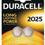 Set 2 buc baterie litiu 3V CR2025, Duracell