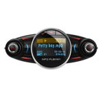 Modulator Transmitator FM Auto Techstar® BT-08, Bluetooth 4.0, Car Kit Handsfree, MP3 Player cu Display LED