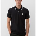 s.Oliver, Tricou polo de bumbac, Turcoaz, M