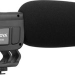 Microfon shotgun, Boya BY-M17R, super cardioid pentru DSLR, Boya