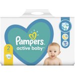 Pampers Active Baby Size 2 scutece de unică folosință 4-8 kg 96 buc, Pampers