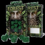 Forest 3D Dice Set green & black, Fantasy Flight Games