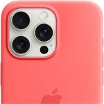 Silicone with MagSafe for iPhone 15 Pro Max - guava, Apple