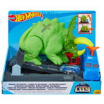 Set de joaca Hot Wheels City - Smashin' Triceratops