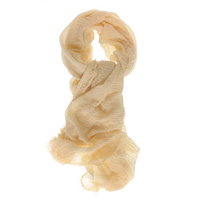 Esarfa ivoire, material creponat