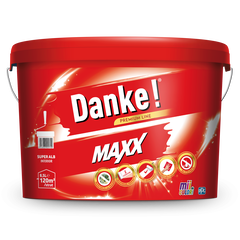 Vopsea lavabila, interior, alb, 8.5 L Danke Maxx