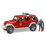 Jucarie Professional Series Jeep Wrangler Unlimited Rubicon fire department - 02528, BRUDER