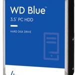 HDD WD Blue 4TB, 5400rpm, 256MB cache, SATA-III, 3.5  