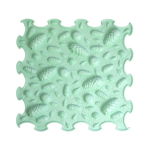 Covoras ortopedic pentru masaj, 1 piesa, textura rigida, model Pinecones, Verde pal, ORTOTO®