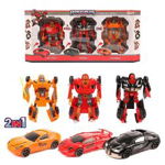 Set Toi-Toys 3 roboti transformabili