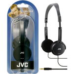 Casti audio On-Ear JVC HA-L50B, Negru, JVC