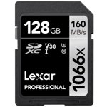 Card de memorie Lexar 1066x Silver 128GB SDXC Clasa 10 UHS-I
