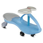 Vehicul fara pedale cu Volan rotativ 360 grade roti luminoase scaun ergonomic 40 x 71 x 31 cm PlasmaCar Blue, MalPlay