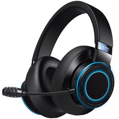 Casti Creative Labs SXFI Air Gamer WL Black, Casti gaming Over Ear Wireless, Negru, Iluminare RGB, 51EF0810AA005