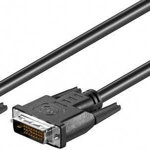 Cablu DVI 24+1p tata - DVI 24+1p tata 0.5m Full HD 1080p (1920 x 1080)