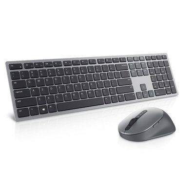 Kit tastatura si mouse KM7321W UK Gri, Dell