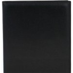 CORNELIANI Leather Notepad Holder Black, CORNELIANI