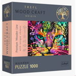 Gra drewniane 1000 elementów Kolorowy kot, Trefl