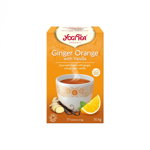 Ceai BIO ghimbir cu portocale si vanilie, 17 pliculete - 30.6g Yogi Tea, Yogi Tea