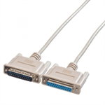 Cablu prelungitor paralel 25 pini T-M 4.5m, Roline 11.01.3645, Roline