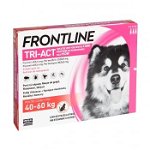 Frontline Tri-Act, solutie spot-on antiparazitară, câini FRONTLINE Tri-Act, spot-on, soluție antiparazitară, câini 10-20kg, 3 pipete, Frontline