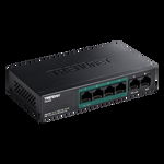 Switch 6 porturi Fast Ethernet PoE+ 60W - TRENDnet, TRENDnet