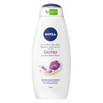 NIVEA Orchid & Cashmere Extract gel cremos pentru dus maxi 750 ml, Nivea