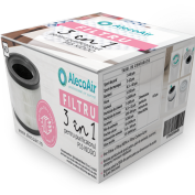 Filtru 3 in 1 pentru purificatorul AlecoAir P15 KIDDO, compatibil si cu P14 MINIO, AlecoAir