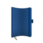 Agenda nedatata A5 Castelli, coperta flexibila Nebraska bleumarin, elastic bleumarin, dictando ivory, Litera