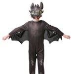 Costum carnaval dragon Toothless 120 cm (5-6 ani)