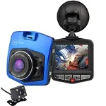 Camera auto Dubla iUni Dash 806, Full HD, 12Mpx, 2.5 Inch, 170 grade, Parking monitor, G senzor, Senzor de miscare, Blue