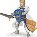 Figurina - Blue King Arthur, Albastru, 12.6 cm, Papo