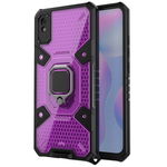 Husa Spate Upzz Techsuit Honeycomb Armor Cu Inel Metalic Compatibila Cu Xiaomi Redmi 9A Mov