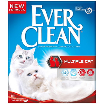 EVER CLEAN Multiple Cat, Fresh, așternut igienic pisici, granule, bentonită, aglomerant, neutralizare mirosuri, 10l, Ever Clean