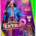 Papusa Barbie Extra Style - Jacheta Sport, Mattel