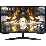Monitor LED Samsung Gaming Odyssey G55A LS32AG550EUXEN Curbat 31.5 inch QHD VA 1 ms 165 Hz HDR FreeSync Premium