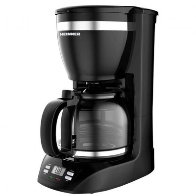 Cafetiera Heinner HCM-1100D | 1100W, 1.5L, Functie Pause, Negru, HEINNER
