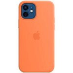 Husa Apple iPhone 12/12 Pro Silicone Case with MagSafe Kumquat