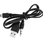 Adaptor 2 in1, mini USB, Jack 3,5 mm, negru, Pro Cart