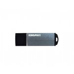 Memorie usb 2.0 kingmax 16 gb, cu capac, carcasa aluminiu, negru / gri, "km-ma06-16gb/gy" (include tv 0.03 lei)