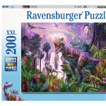 Puzzle Ravensburger XXL - Taramul dinozaurilor, 200 piese