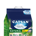 CATSAN Natural Nisip pentru litiera pisicilor 8L, CATSAN