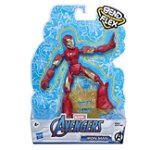 Figurina flexibila Avengers Bend and Flex, Iron Man (E7870)